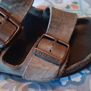 Birkenstock Brown Leather Sandals